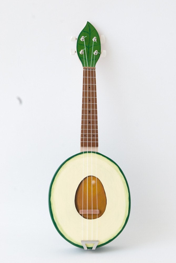 Avodcado Ukelele by Celentano Woodworks