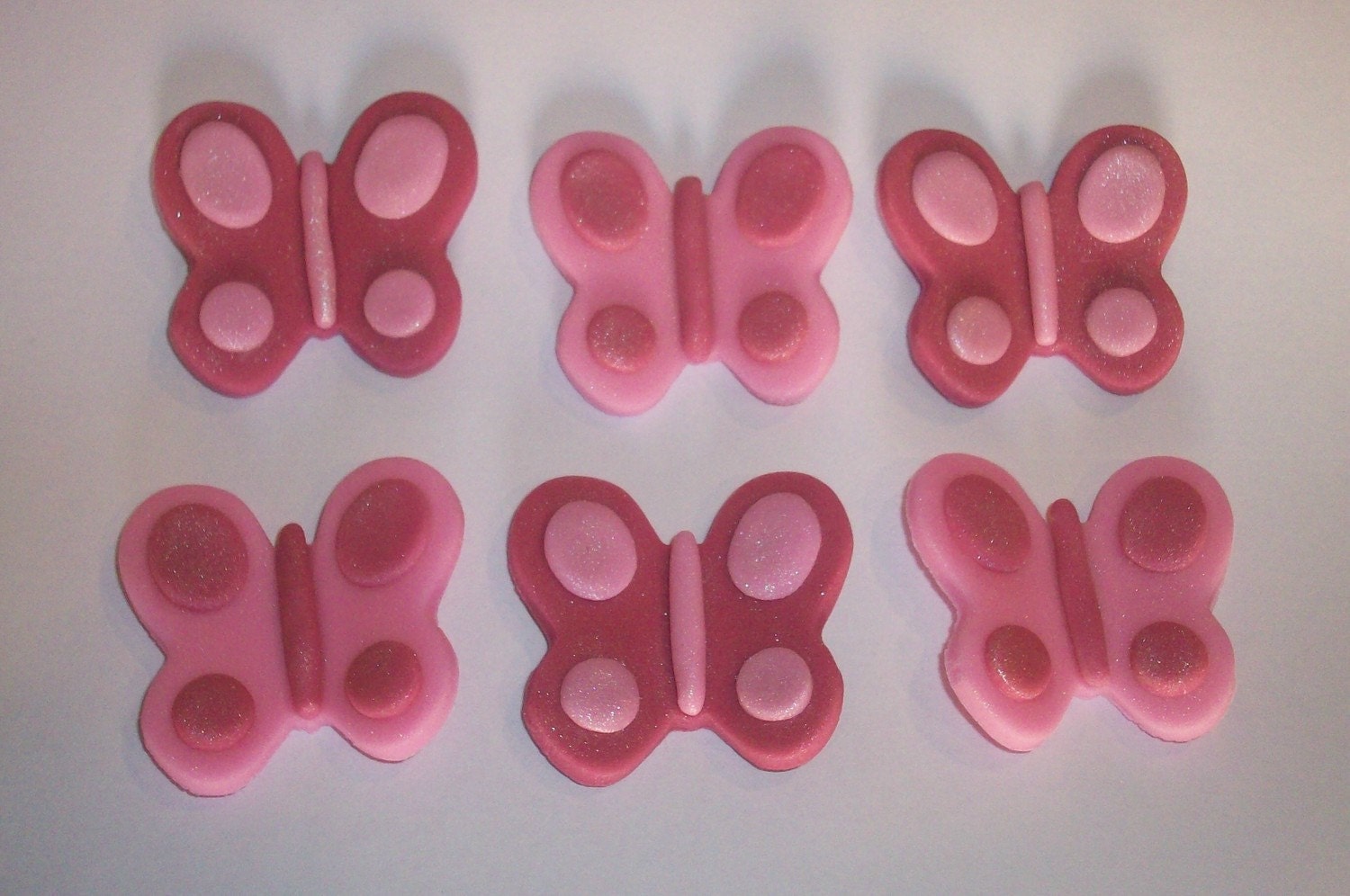 Fondant Butterfly - Cake/Cupcake Toppers - One Dozen