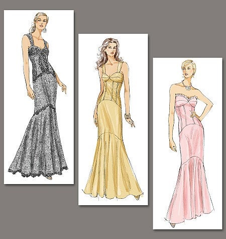 Ruched bodice dress pattern in Women's Dresses - Compare Prices