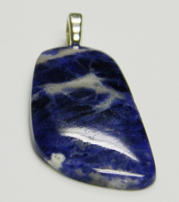 Blue Wave - Blue Sodelite Pendant by Paradise Jewelry Shop