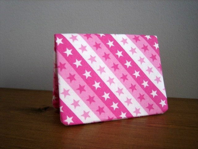 Card Wallet - Pink Stars