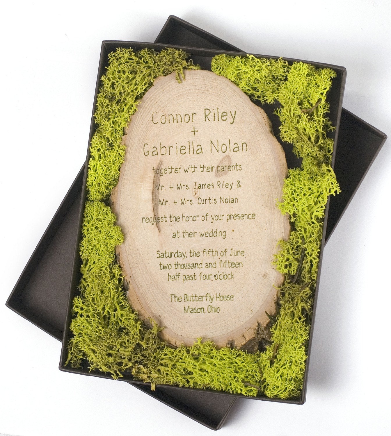 Luxury Spring Wedding Boxed Invitation - WALKING IN SPRING