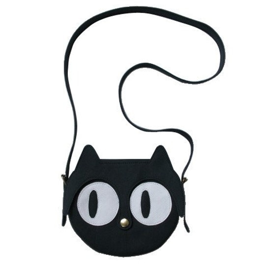 Black Cat leather bag