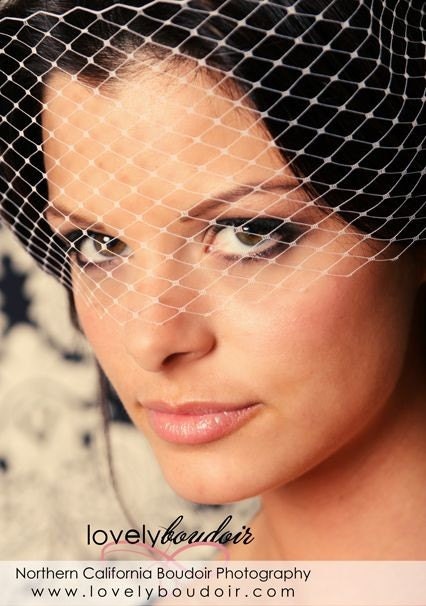 Bridal Birdcage Veil Mask Wedding Hair Accessories Bandeau Masque Net 