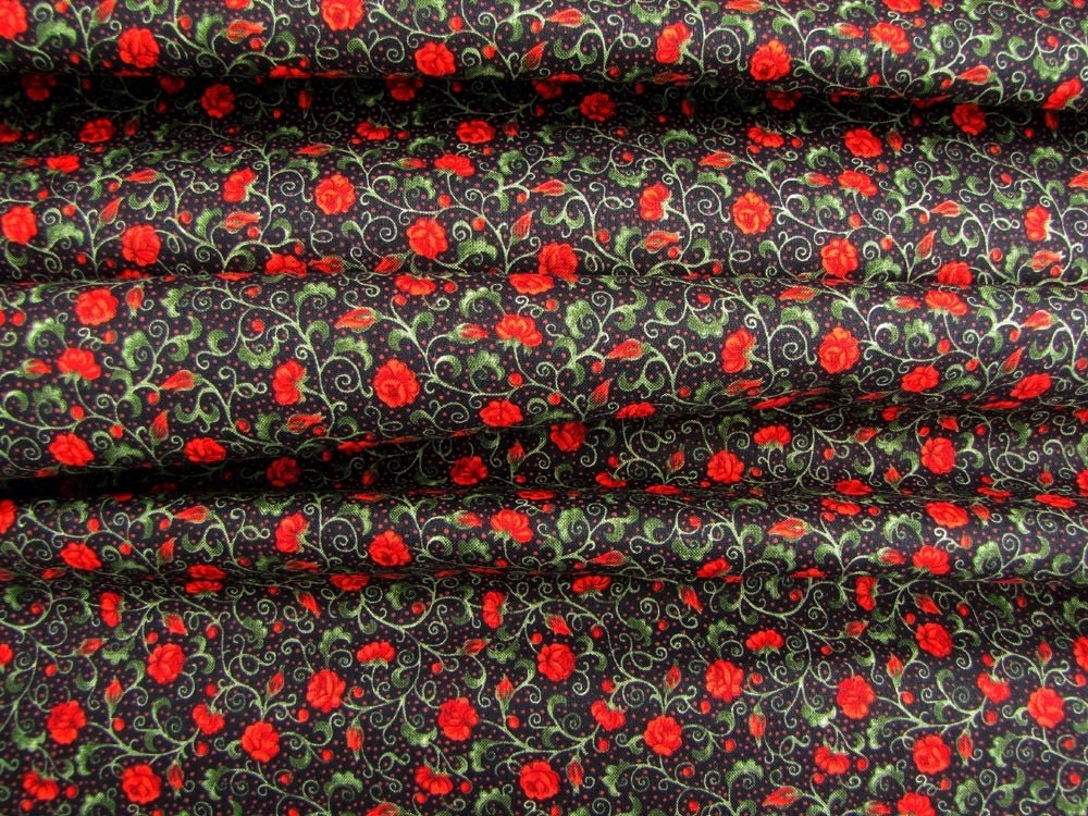 Fabric Freedom Red Rose 682-2