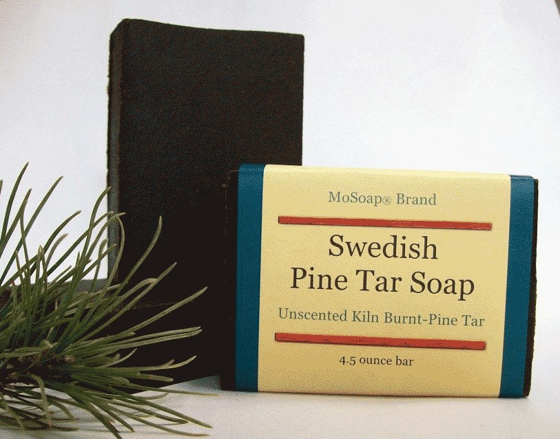 Swedish Pine Tar Soap - Olive Oil Castile Soap