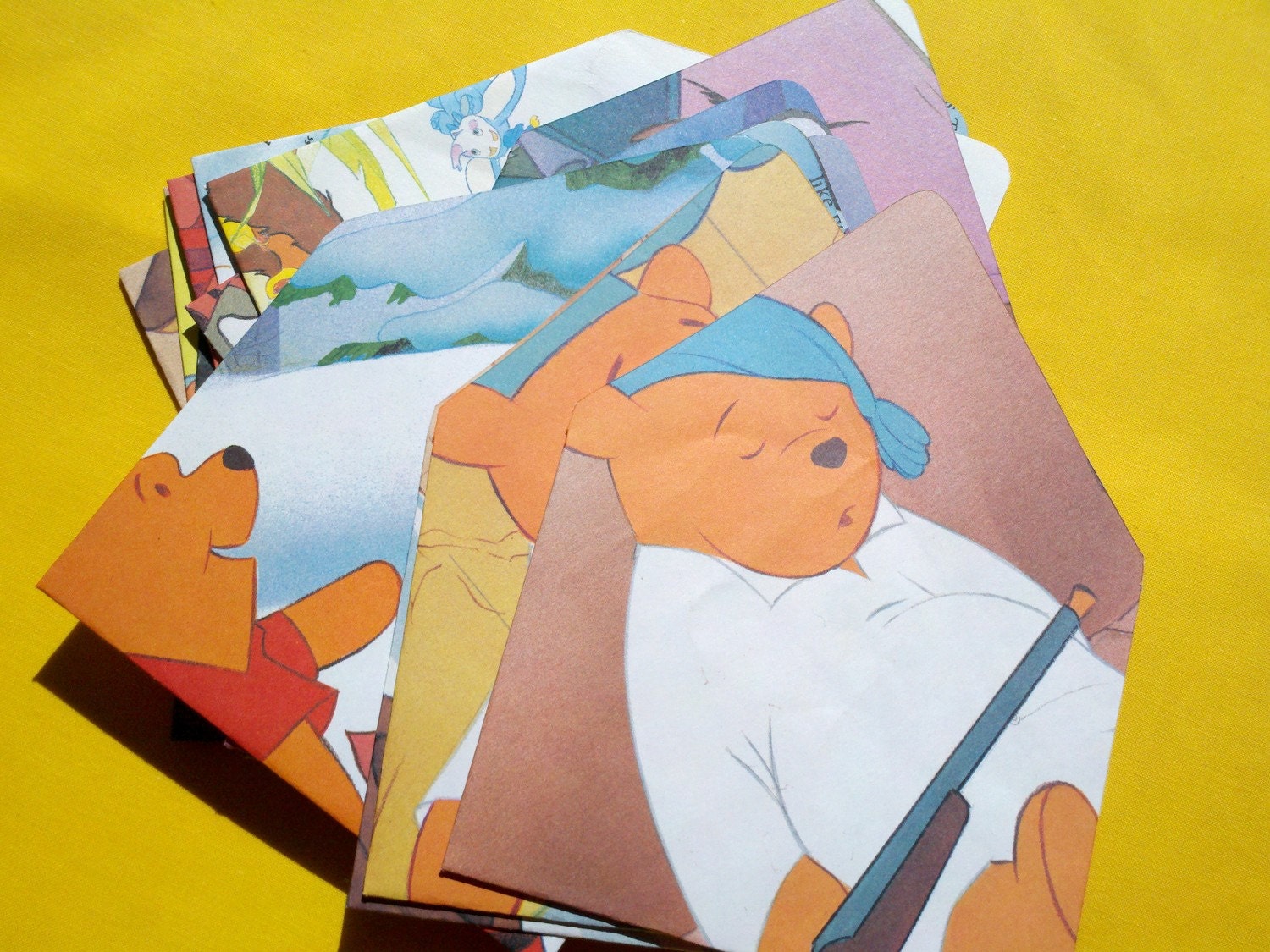 SALE Winnie the Pooh Envelopes - 10