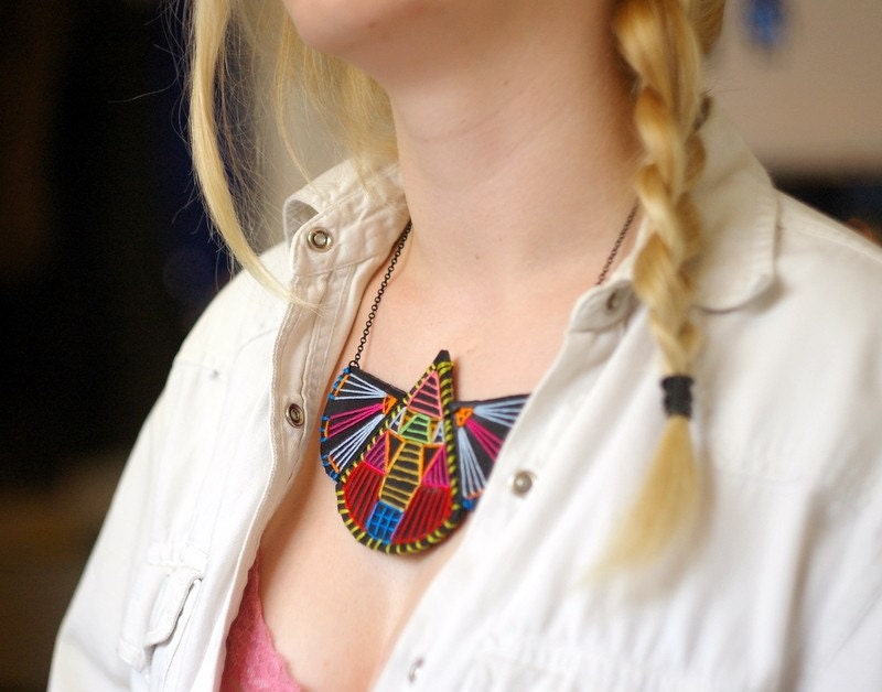 Awesome Embroidery Necklace
