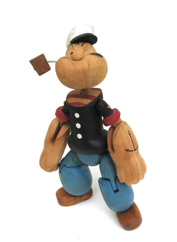 popeye wonderful wooden toy etsy toys beautiful toys wooden toys