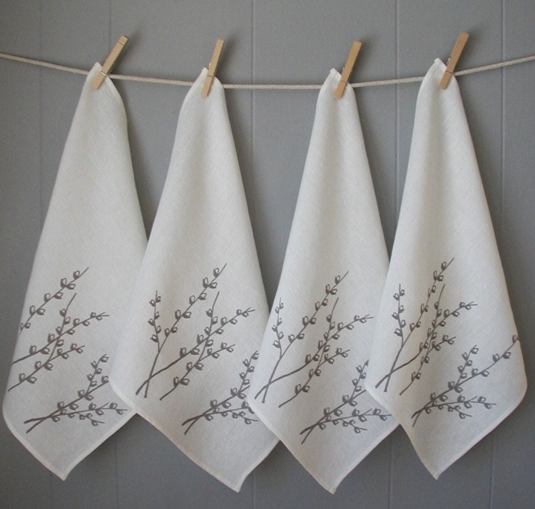 Linen Napkins- Organic- madderroot