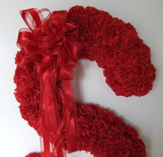Wedding Flowers - Red Carnation Letter - Wall Decor