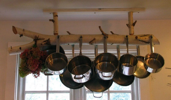 Birch Pot Rack