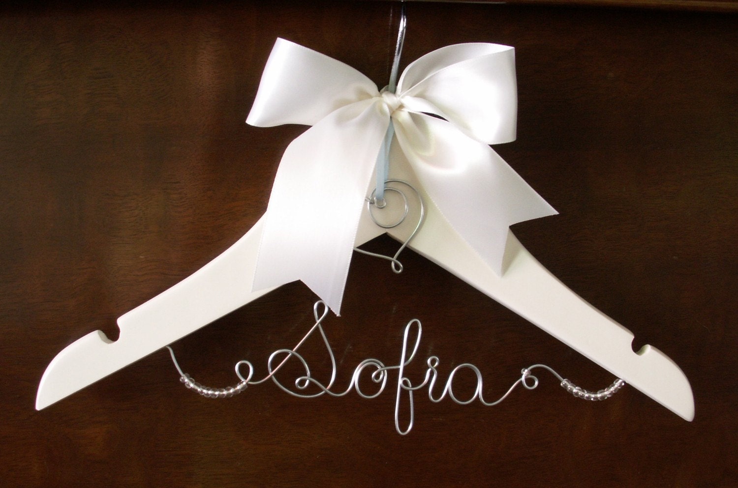 Flower Girl Hanger, Personalized for Wedding, Shower gift, Christening, Unique Gift for a new Mommy