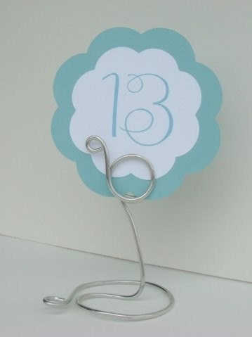 Silver Wedding Table Number Holders 10 From HomesAndWeddings