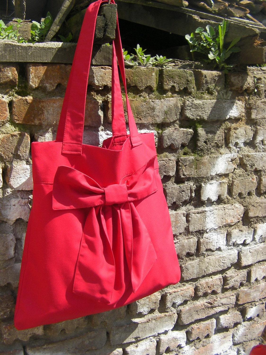 Red shoulder bag/Tote bag