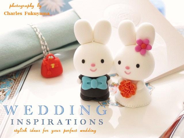 Custom Wedding Cake Topper -Handmade lovely , cute rabbit and bunny with sweet heart