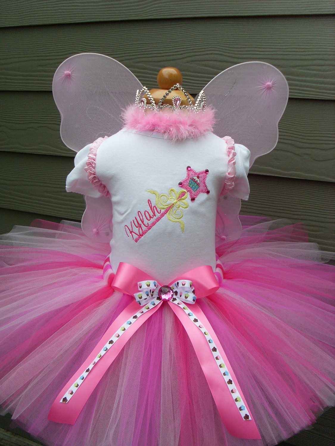 Pinkalicious Princess Birthday Tutu Set-pink, birthday, tutu, set, personalized, fairy