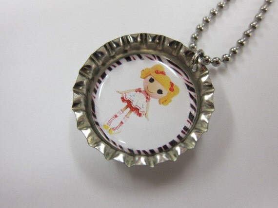 Bottlecap Necklace - LALALOOPSY Doll
