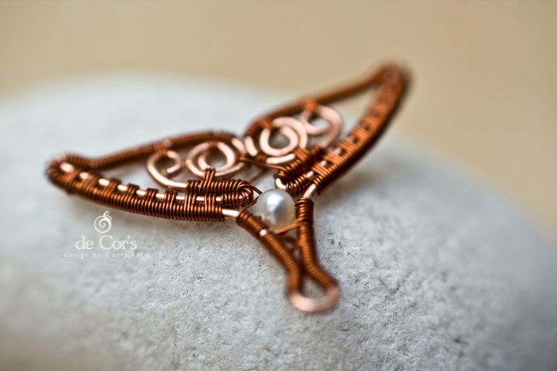 Whale Tail Pendant Project Base Wire Jewelry Tutorial, DCHMT007