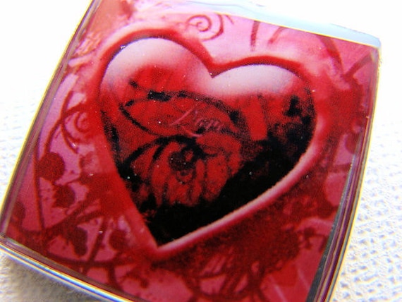 Resin Pendant, Heart