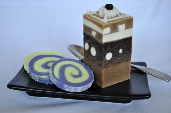 Coffee Cake Handmade Cold Processed Soap