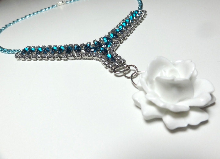 Rhinestone Necklace - $16.00 Rhinestone Necklace - $16.00