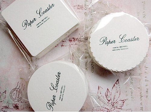 Wave Paper Coaster (30 coasters)