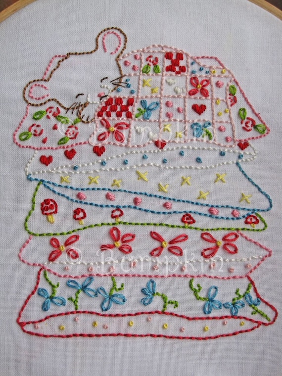 Sweet Dreams - Hand Embroidery PDF Pattern