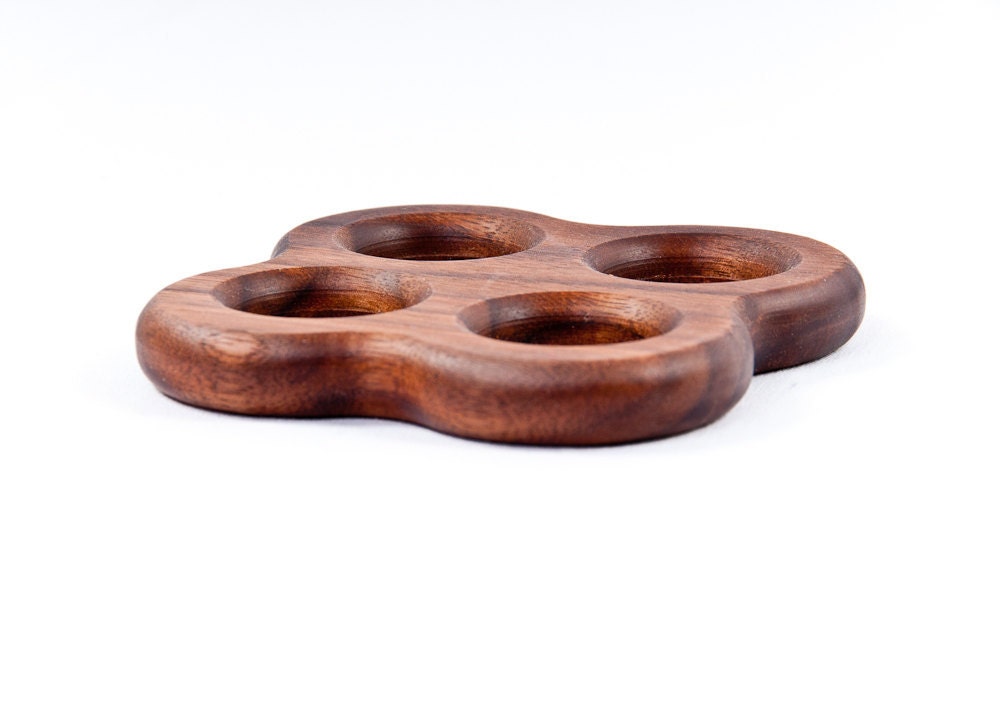 Natural Walnut Teething Ring-Wooden Teether Baby Toy