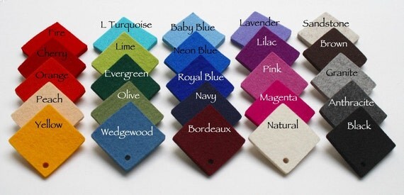 Round Mouse Pad in 5mm Thick Virgin Merino Wool Felt- Anthracite