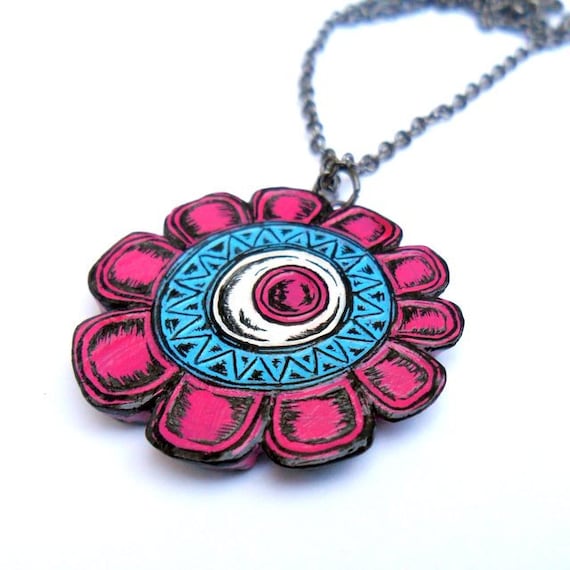 20% OFF SALE use code "EARLYBIRD2011" How Does Your Garden Grow Necklace Bloom No. 1