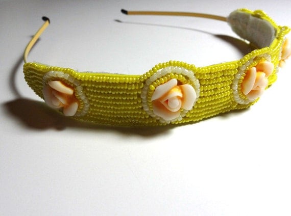 Yellow Headband - $19.95 Yellow Headband - $19.95
