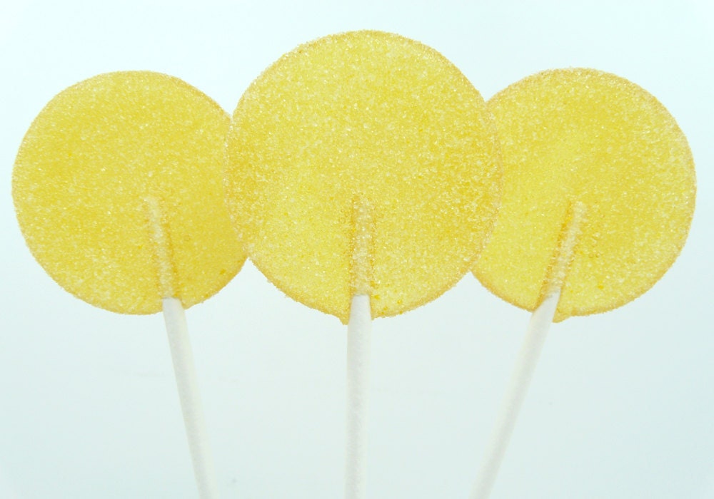 Lemon Sugar Lollipops