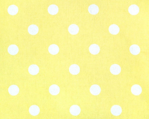 TABLE RUNNER Polka Dot White on Yellow Wedding Bridal Home Decor Chic Other 