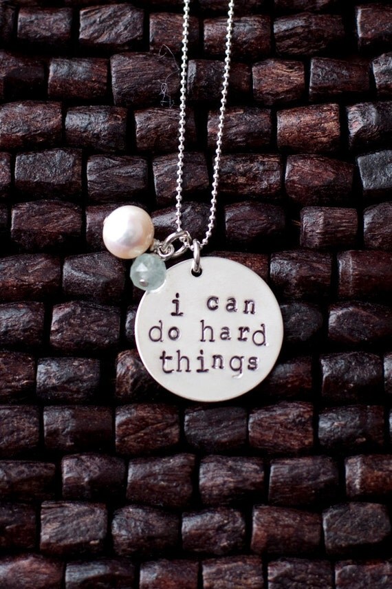I Can Do Hard Things Necklace