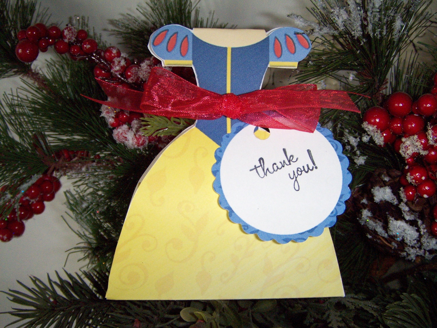 Snow White Dress Favor Box Set of Ten