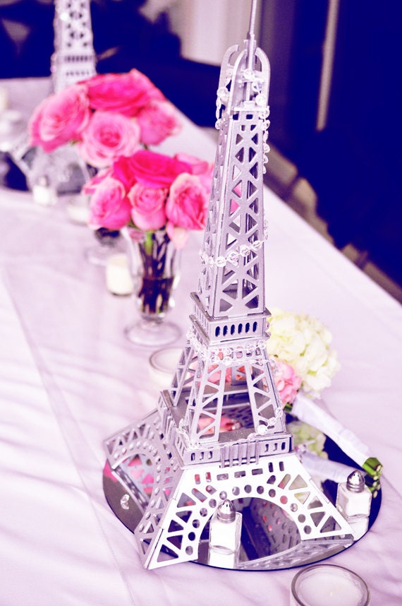 wooden eiffel tower centerpiece statue replica french Paris wedding ANY 