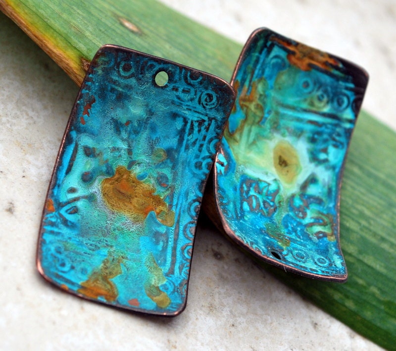 Athena Ancient Patina Copper Charms Melinda Orr Orrtec