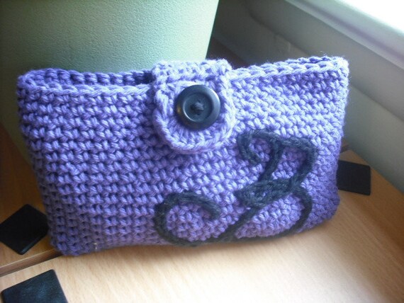 Personalized Cotton Clutch--Made to order