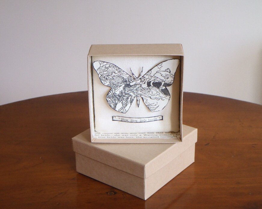 Butterfly box papercut