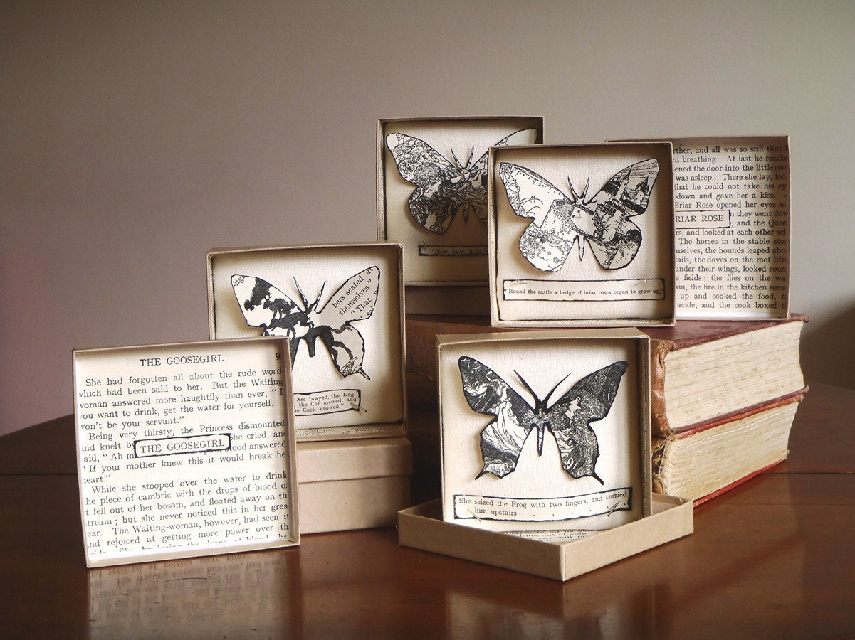 Butterfly box papercut