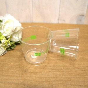 Green Dessert Cup Set of 3pcs with 3Caps