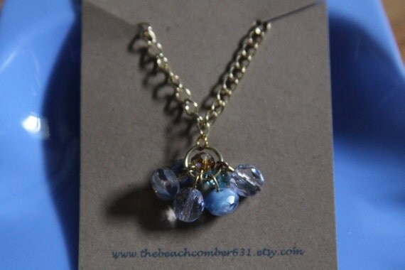 Black Friday and Cyber Monday Sales Ocean Tides Czech Glass Bead Necklace