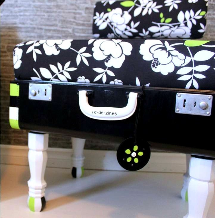 Repurposed Vintage Suitcase Chair