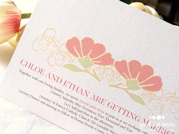 DIY Printable Vintage Wedding Invitation Chloe From GreetingsOscar