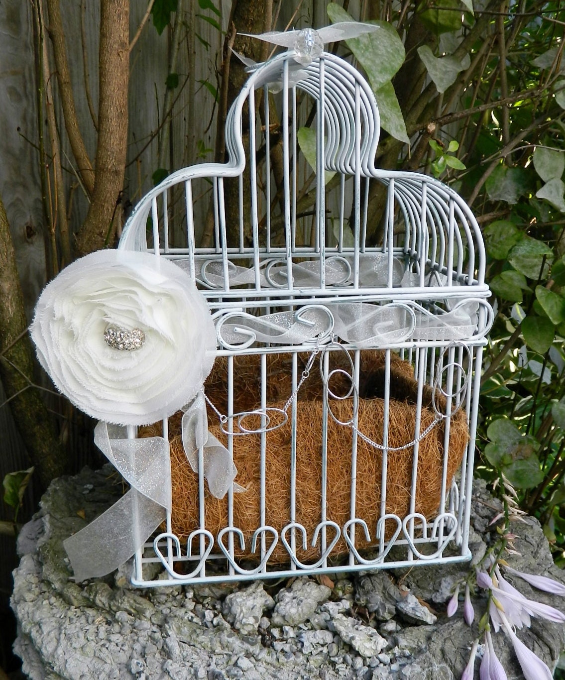vintage birdcage cards wedding
