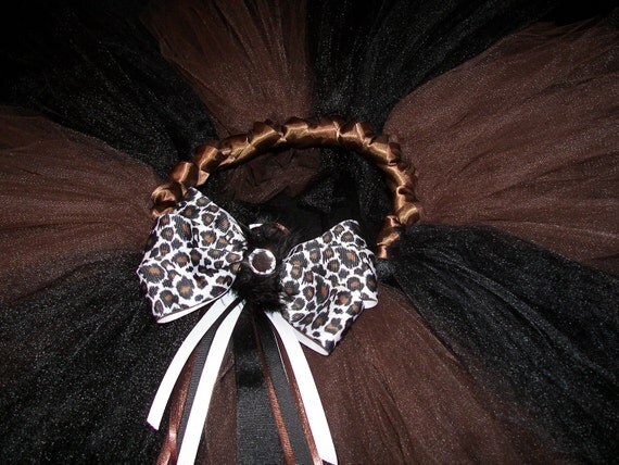Cheetah Fairy WIngs and Tutu Set--