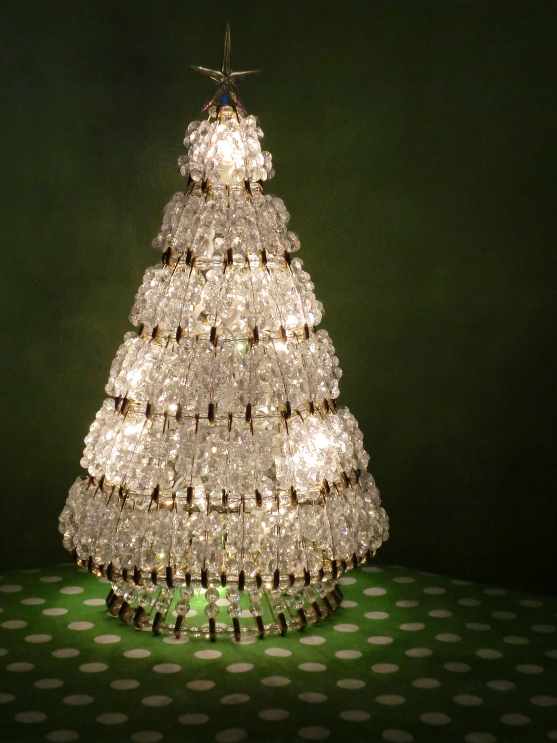 Illuminated Vintage Christmas Tree