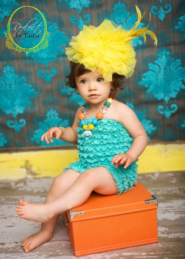 Haute Child In The City Feather Couture Hairpiece-vintage, couture, hair, head, band