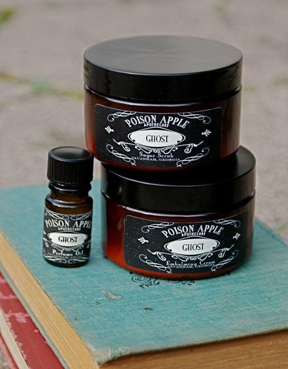 Perfume Oil, Sugar Scrub and Embalming Cream tm Beauty Bundle, Choose Your Scent